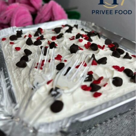 Pastel "Mojadito" de 3 Leches con Chispas de Chocolate